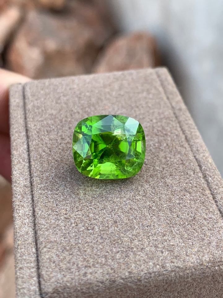 14 Carats Faceted Semi-Precious Peridot