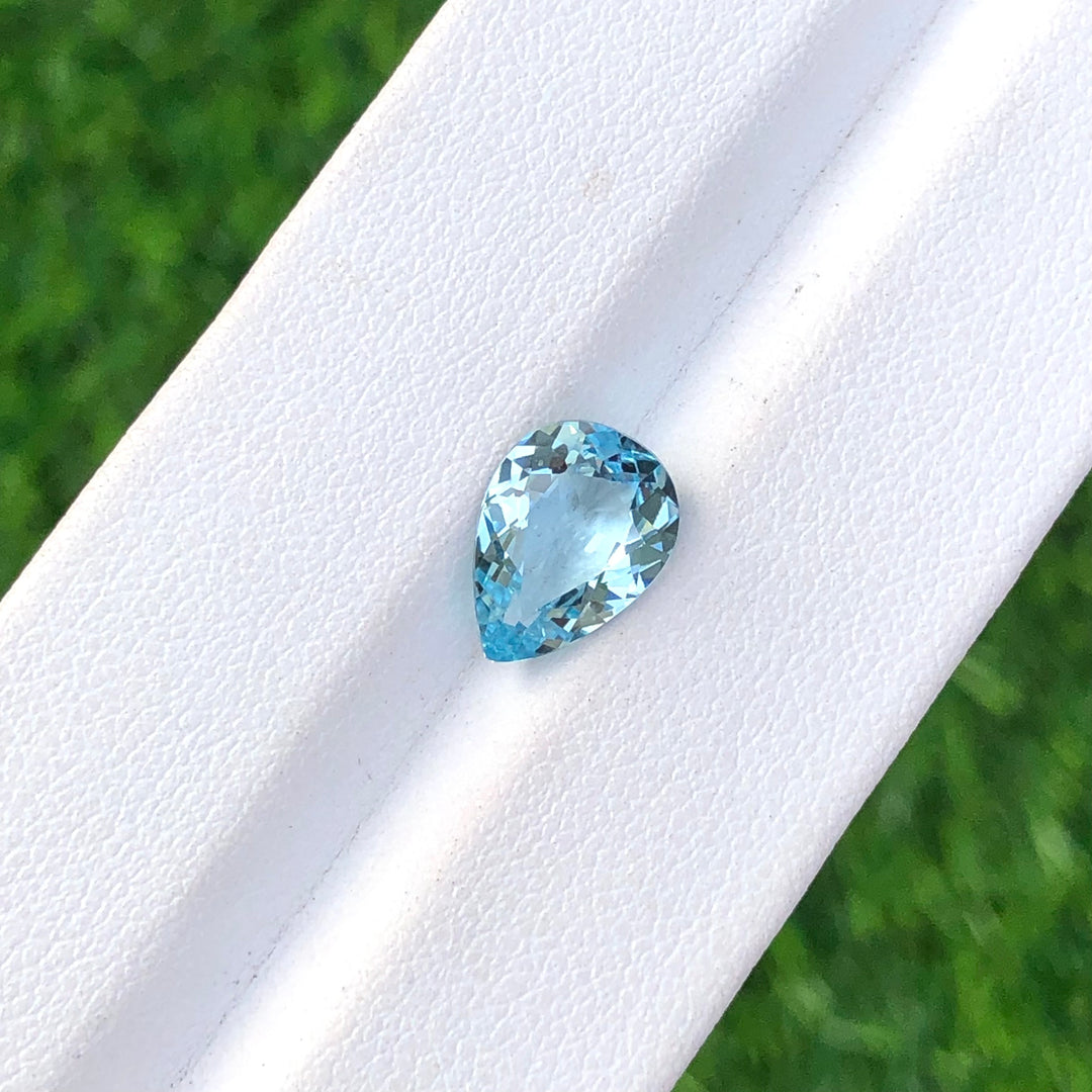 2.10 Carats Faceted Santa-Maria Aquamarine