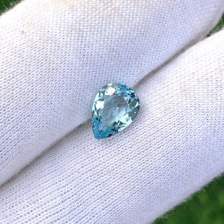 2.10 Carats Faceted Santa-Maria Aquamarine