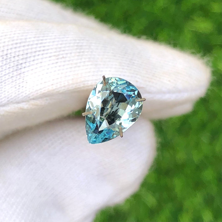 2.10 Carats Faceted Santa-Maria Aquamarine