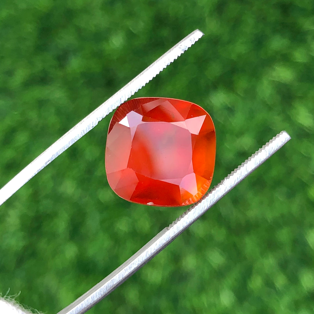 11.50 Carats Faceted Fanta Orange Hessonite Garnet