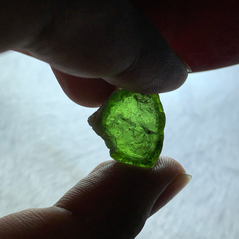 31.55 Carats Facet Rough Bluish Green Afghanistan Tourmaline