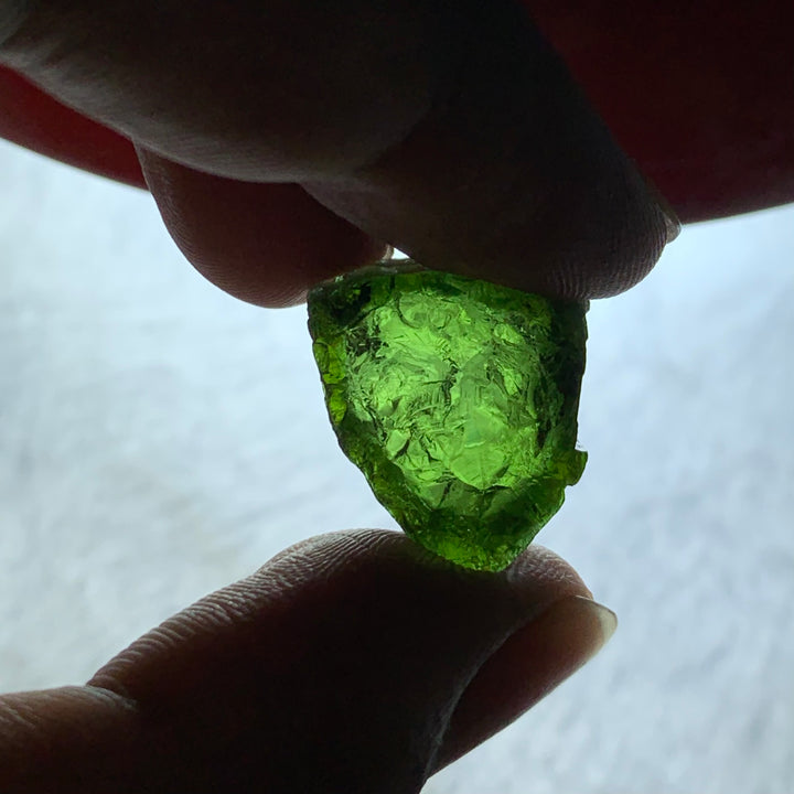 31.55 Carats Facet Rough Bluish Green Afghanistan Tourmaline