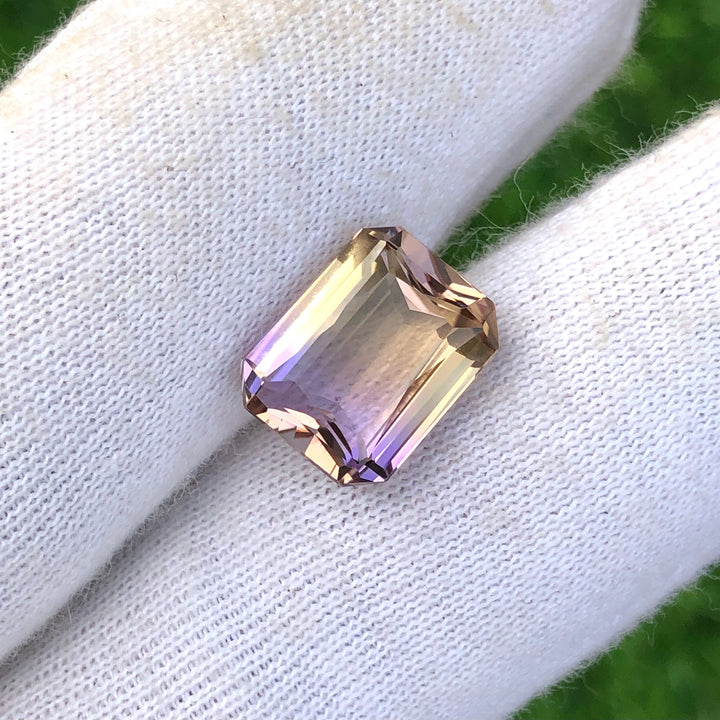 7.90 Carats Faceted Bolivian Ametrine