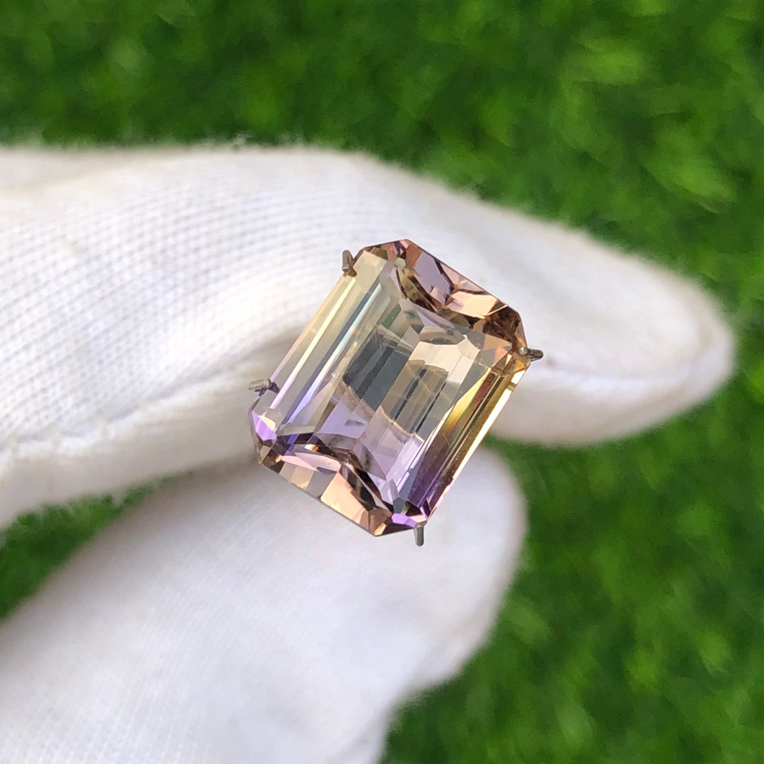 7.90 Carats Faceted Bolivian Ametrine