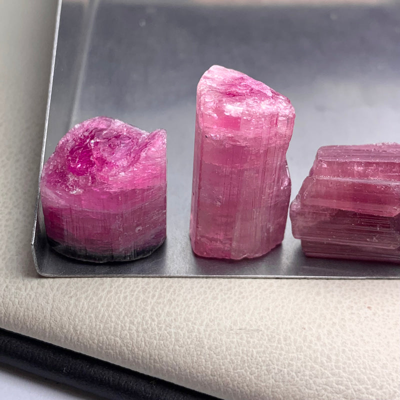 108 Carats Pink Tourmaline Crystals