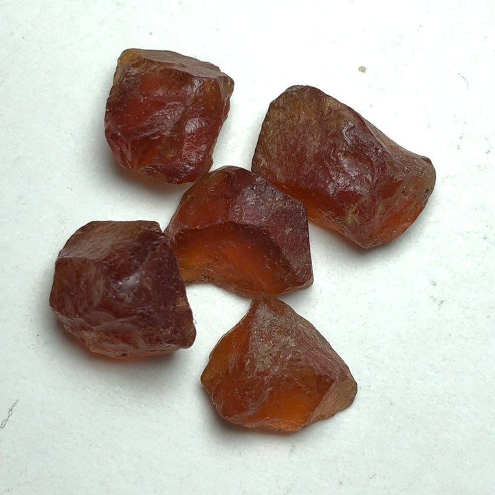 8.75 Grams Facet Rough Hessoniate Garnet - Noble Gemstones®