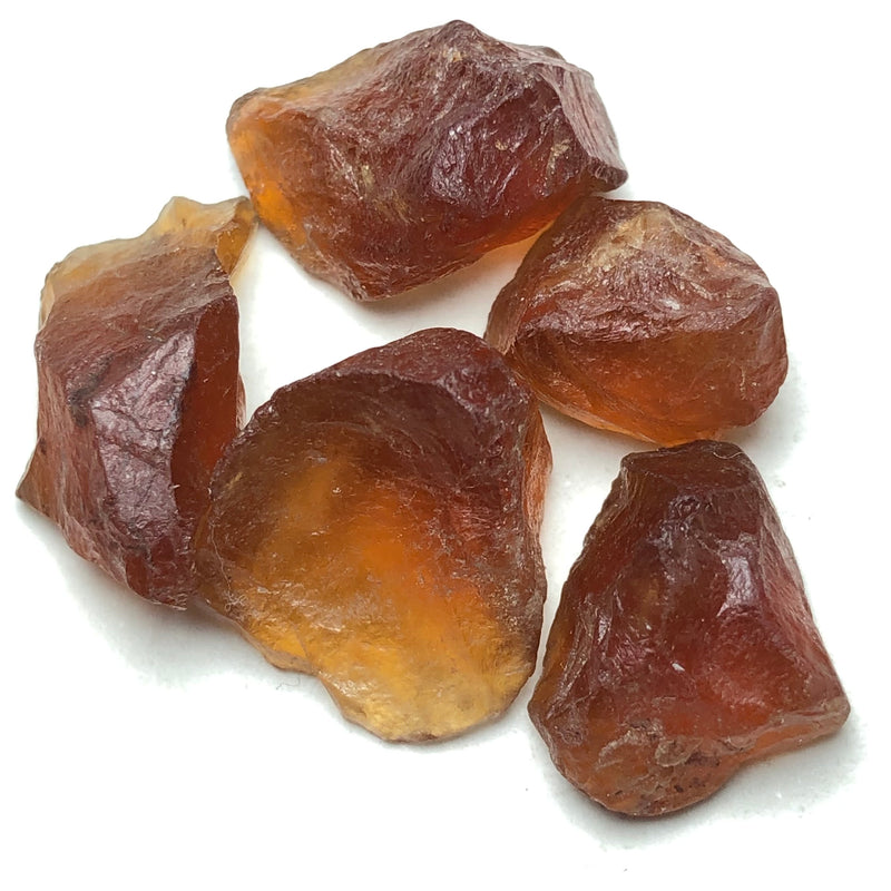 10 Grams Facet Rough Hessonite Garnet - Noble Gemstones®