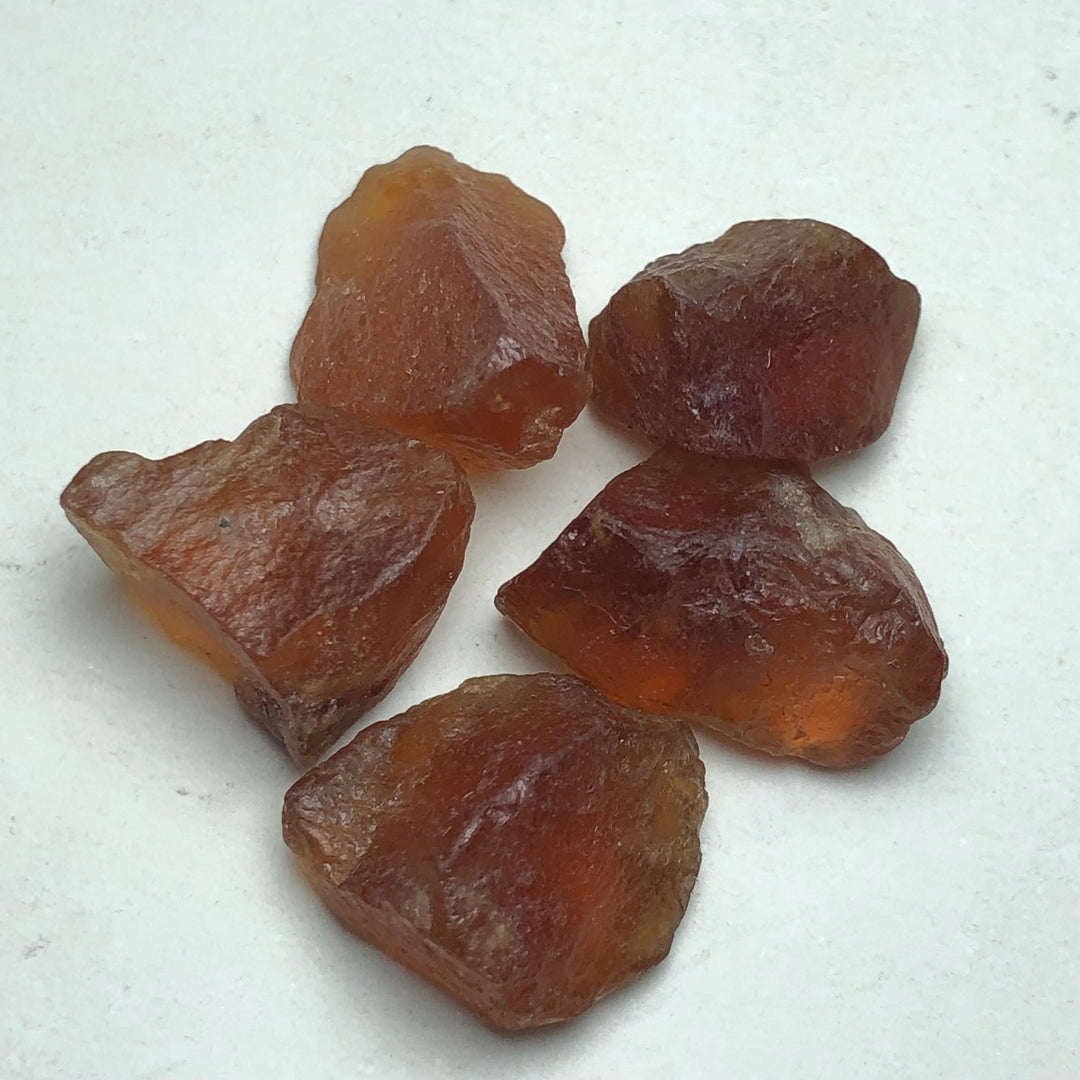 6.34 Grams Facet Rough Hessonite Garnet - Noble Gemstones®