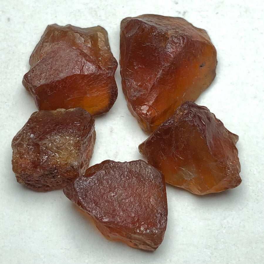 6.34 Grams Facet Rough Hessonite Garnet - Noble Gemstones®