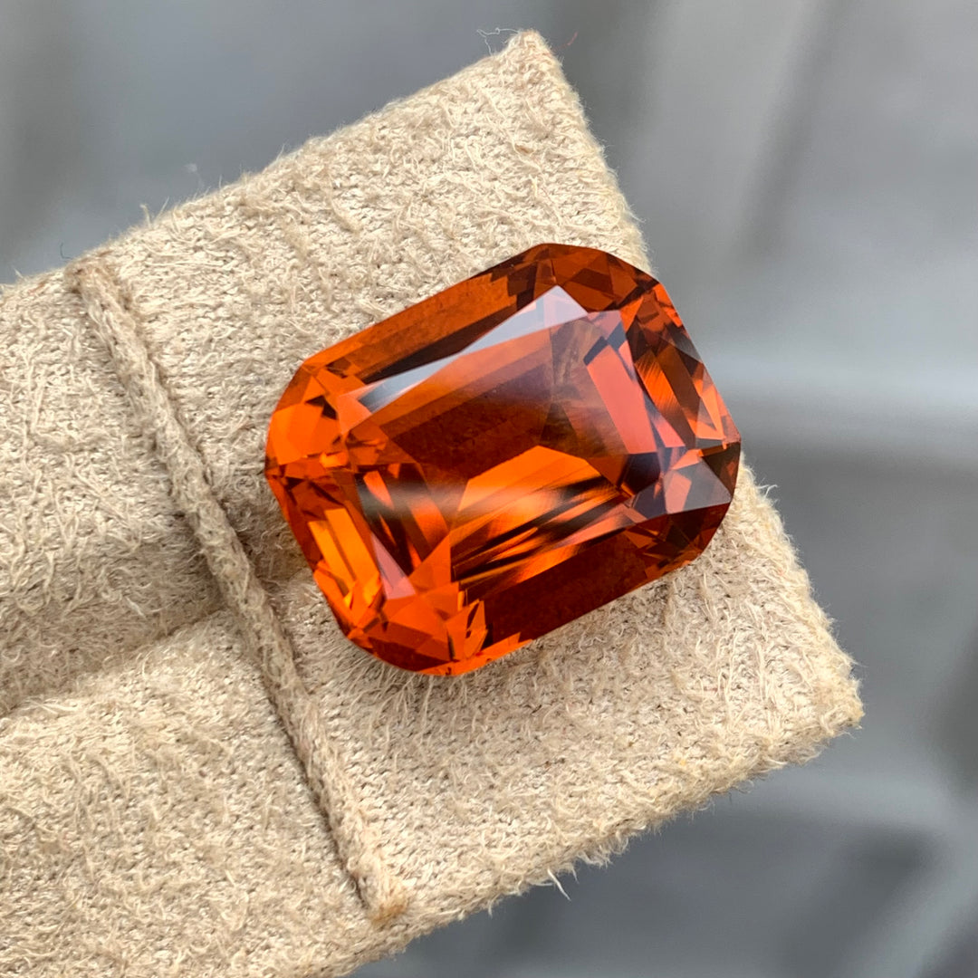 17.3 Carats Faceted Madeiria Mandarin Citrine