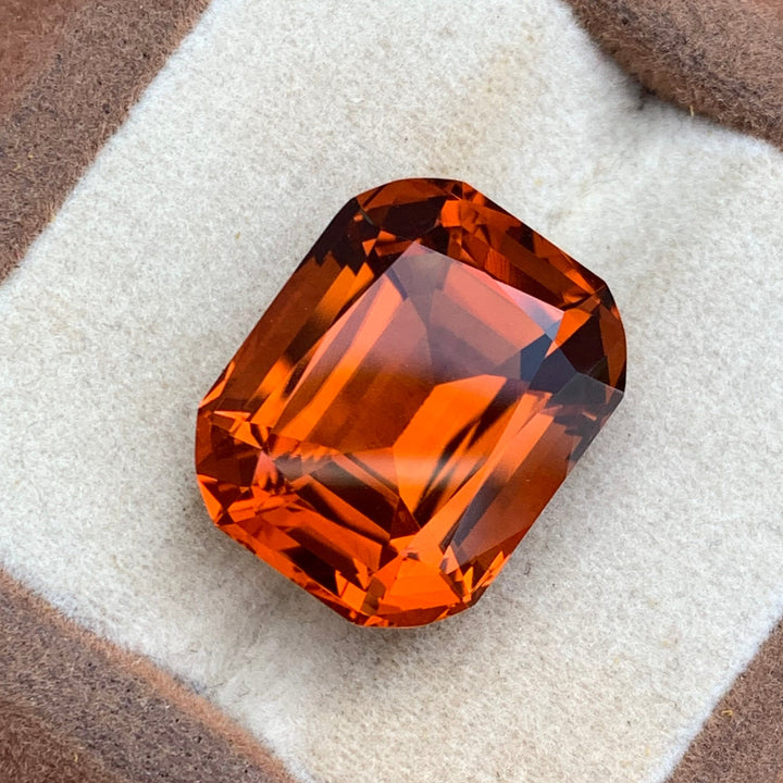 17.3 Carats Faceted Madeiria Mandarin Citrine