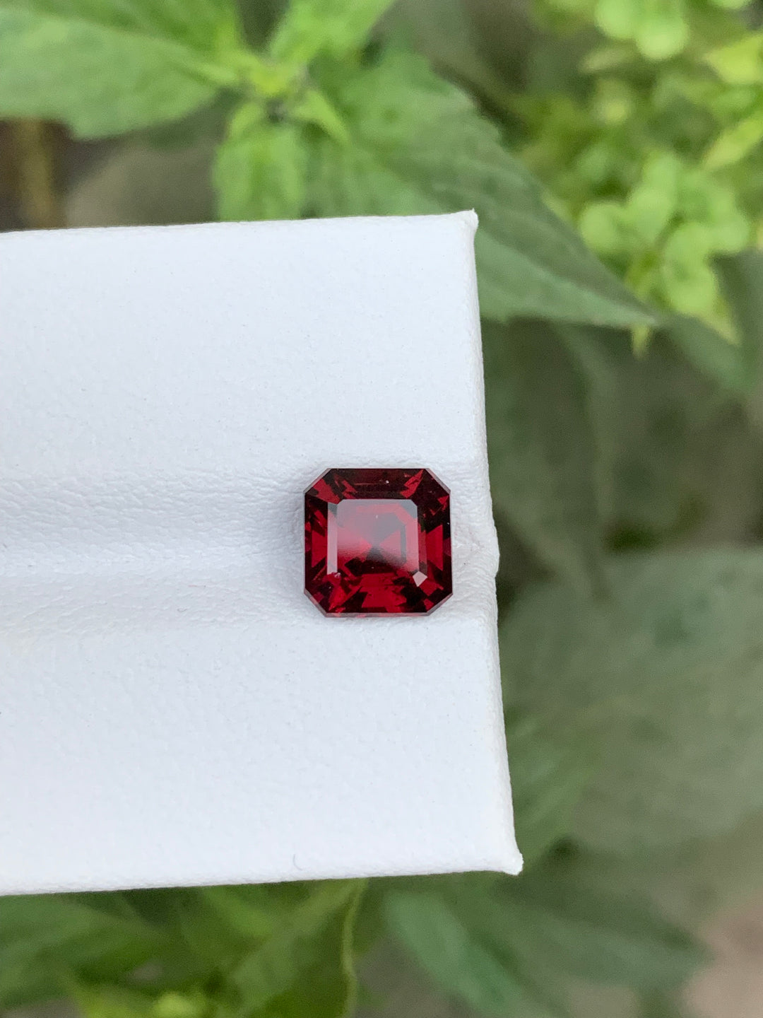 2.70 Carats Faceted Reddish Rhodolite Garnet - Noble Gemstones®