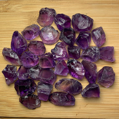 76 Grams Facet Rough Purple African Amethyst