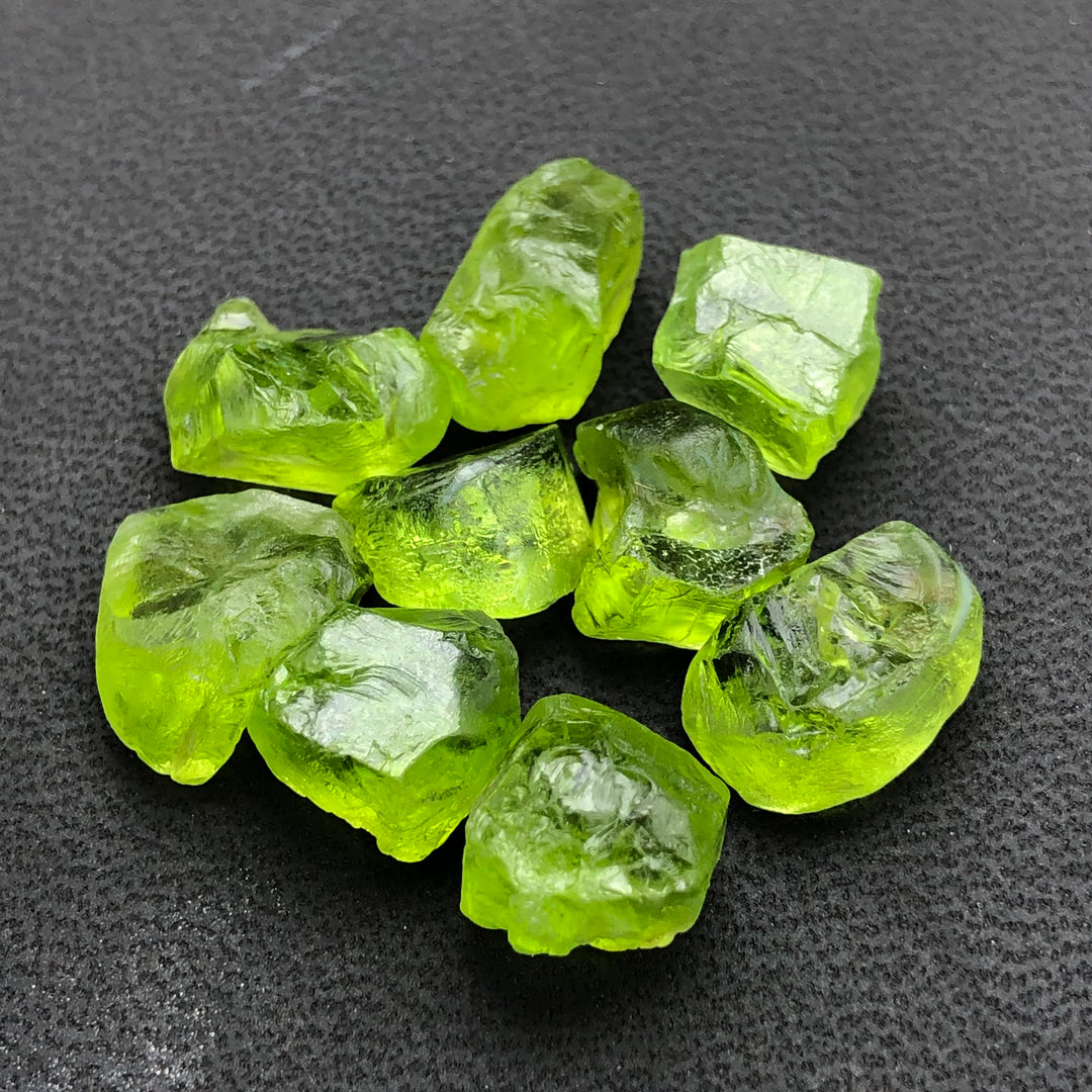 12.33 Grams Apple Green Facet Grade Peridot