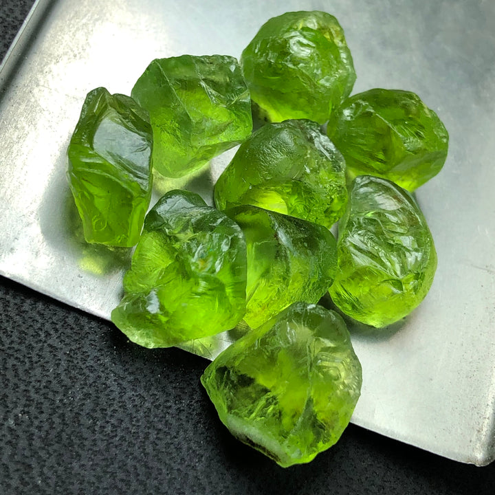 12.33 Grams Apple Green Facet Grade Peridot