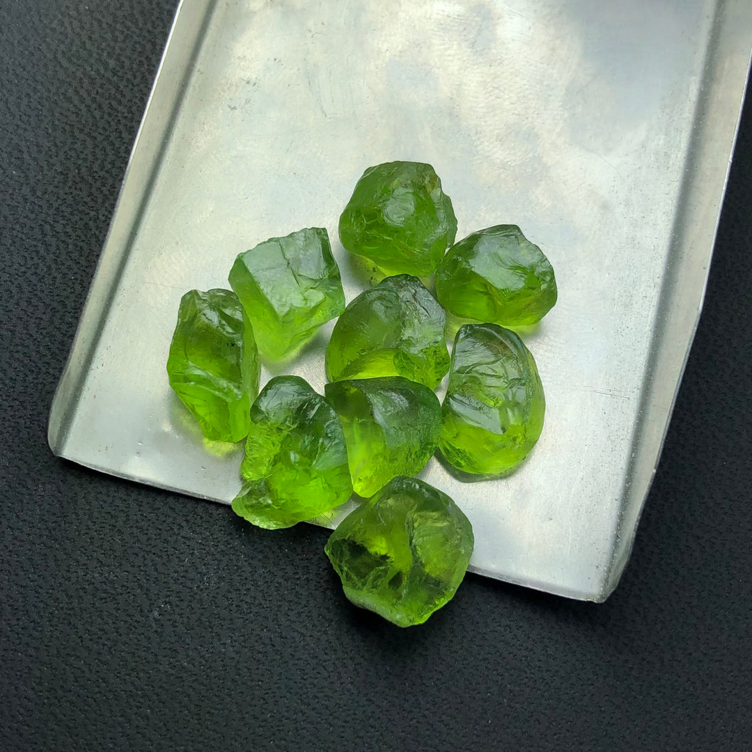 12.33 Grams Apple Green Facet Grade Peridot