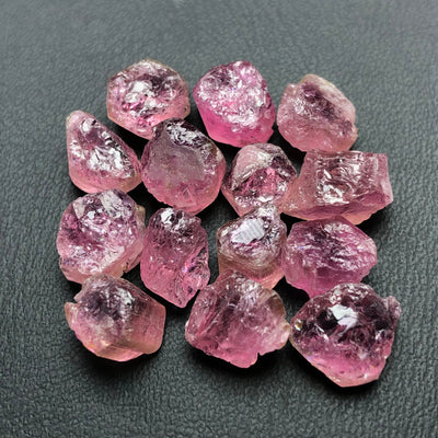 9.68 Grams Facet Rough Pink Afghanistan Tourmalines