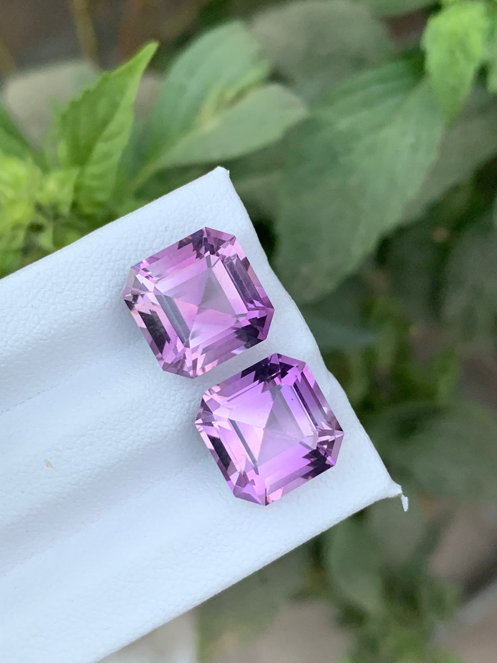 13.05 Carats Faceted Amethyst Pairs - Noble Gemstones®