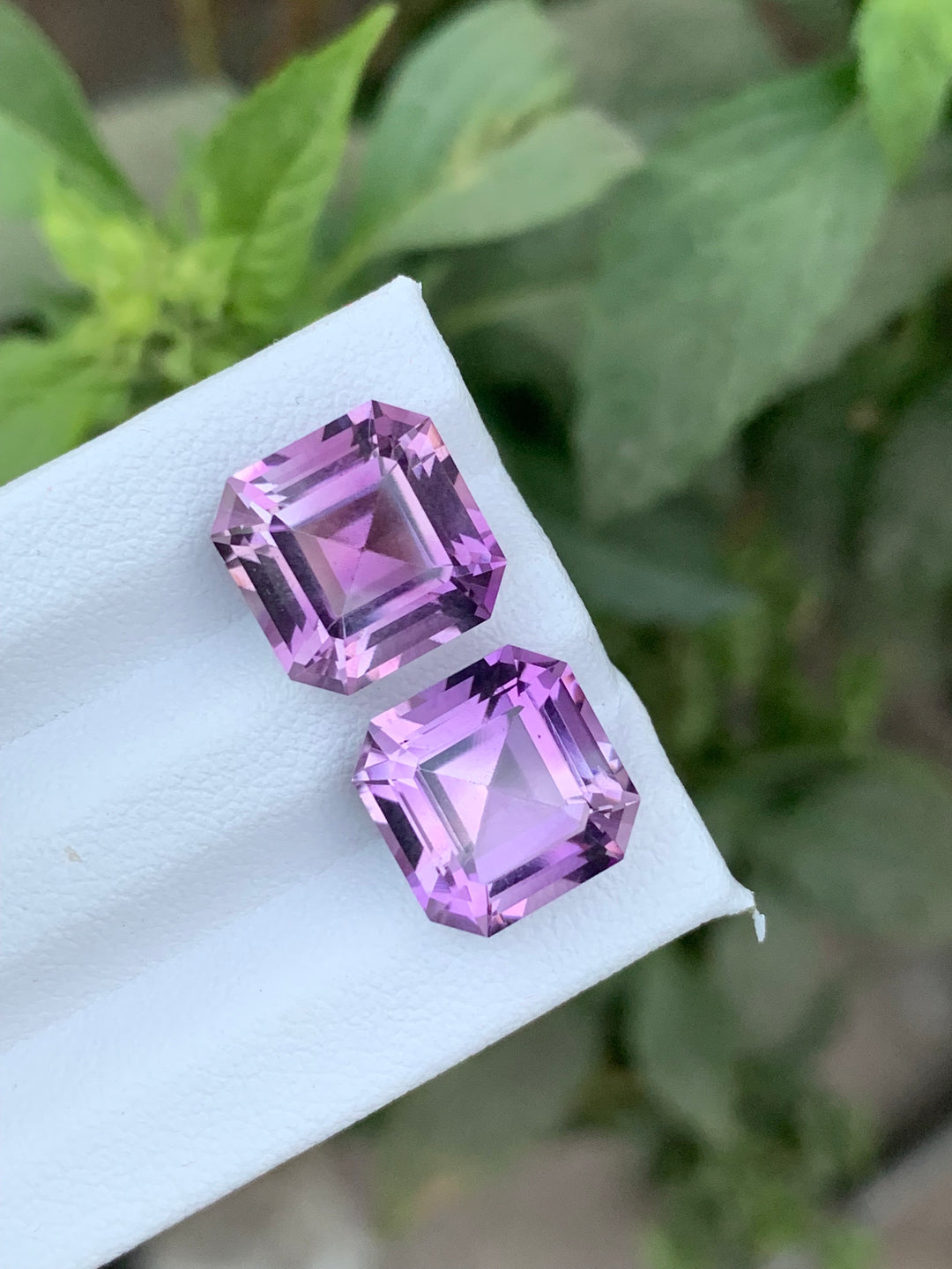 13.05 Carats Faceted Amethyst Pairs - Noble Gemstones®