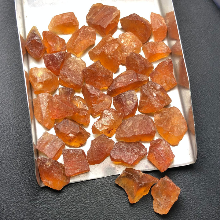 28.75 Grams Facet Rough Precious Hessonite Garnet