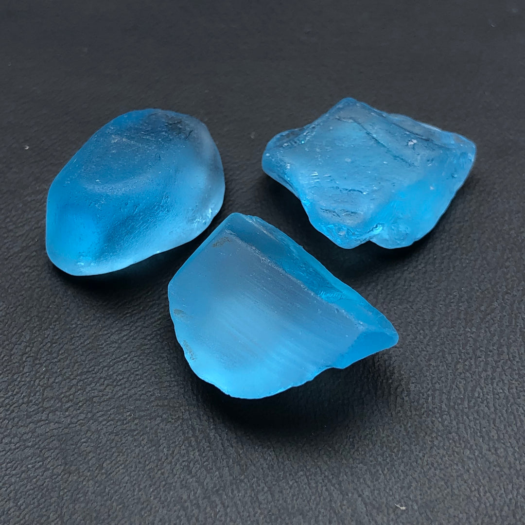 19.3 Grams Facet Rough Blue Topaz