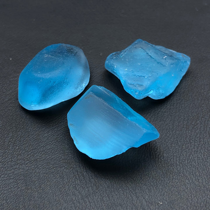 19.3 Grams Facet Rough Blue Topaz