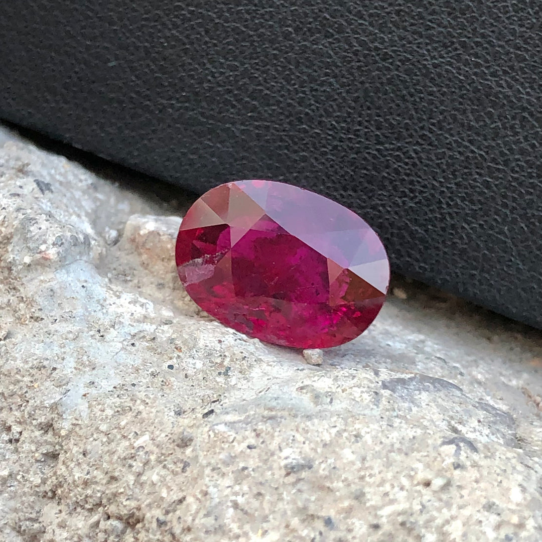 7.20 Carats Faceted Rubellite Tourmaline