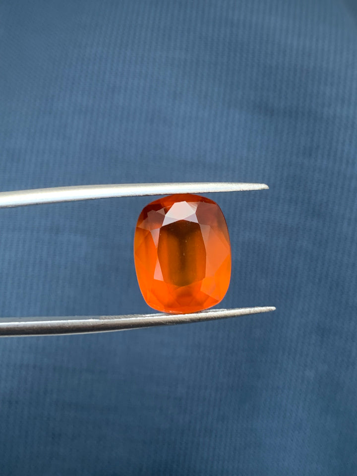 7.20 Carats Faceted Hessonite Garnet - Noble Gemstones®