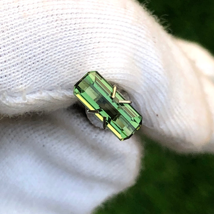 Buy 1.75 Carats Faceted Green Tourmaline From Africa