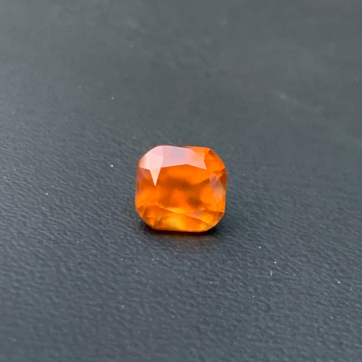 1.55 Carats Faceted Semi-Precious Hessonite Garnet