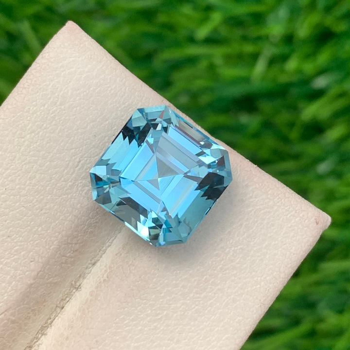 9.80 Carats Faceted Blue Topaz - Noble Gemstones®