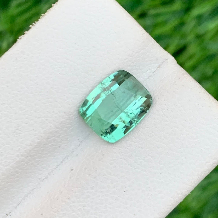 2.90 Carats Faceted Semi-Precious Seafoam Tourmaline