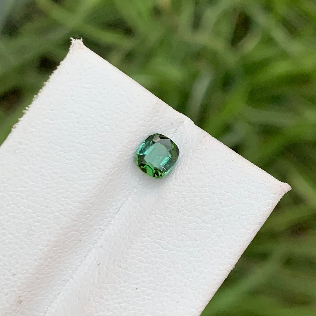 0.75 Carats Faceted Semi-Precious Green Tourmaline