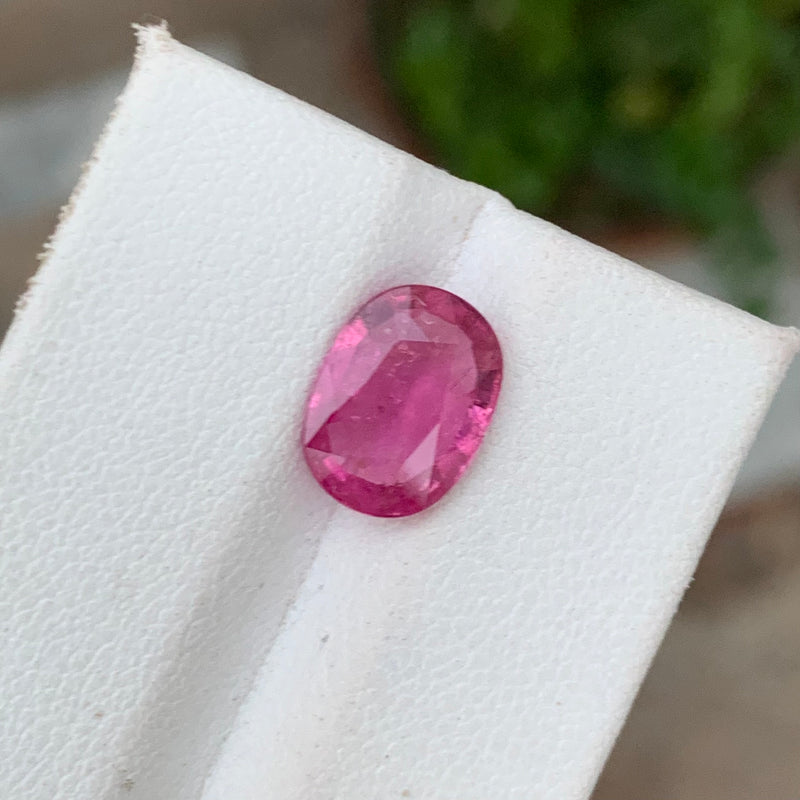 2.35 Carats Faceted Rubellite Tourmaline