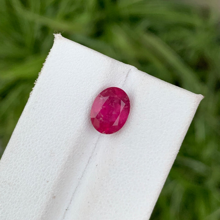 2.80 Carats Faceted Rubellite Tourmaline