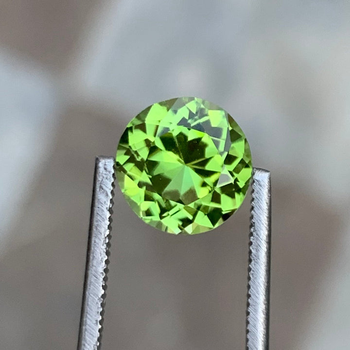 2.10 Carats Faceted Semi-Precious Peridot