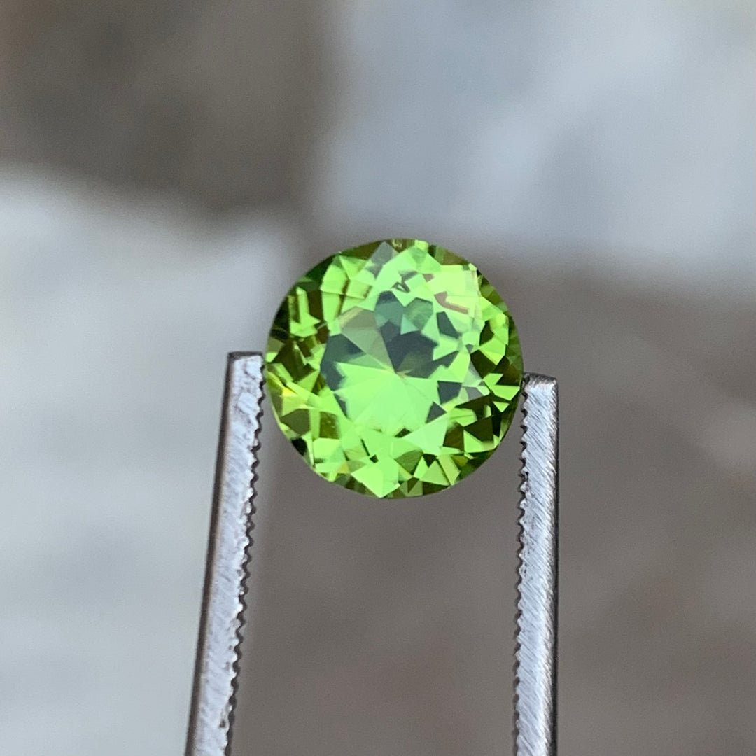 2.10 Carats Faceted Semi-Precious Peridot