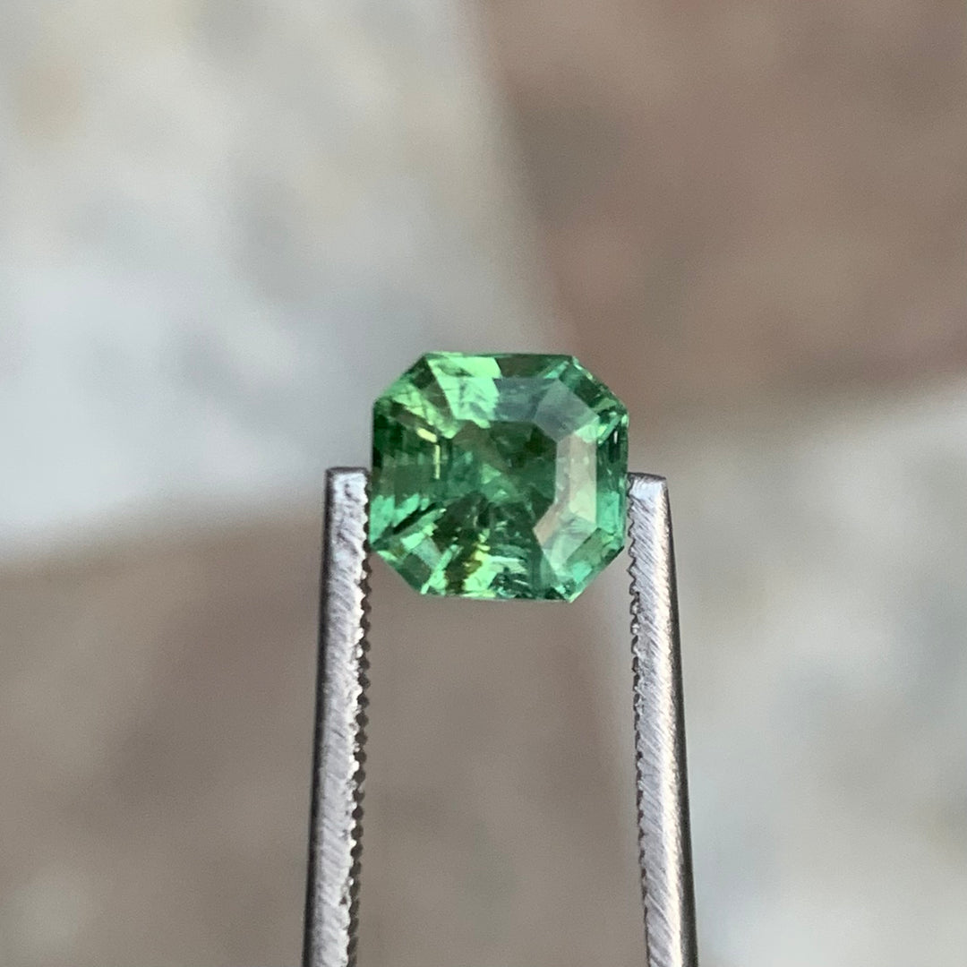 1.90 Carats Faceted Semi-Precious Seafoam Tourmaline