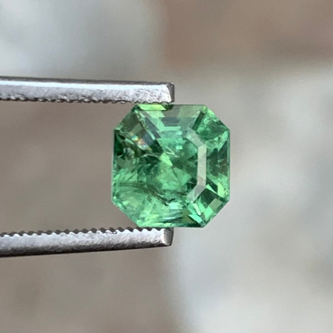 1.90 Carats Faceted Semi-Precious Seafoam Tourmaline