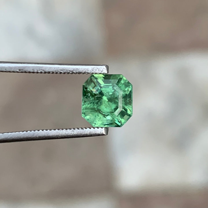 1.90 Carats Faceted Semi-Precious Seafoam Tourmaline