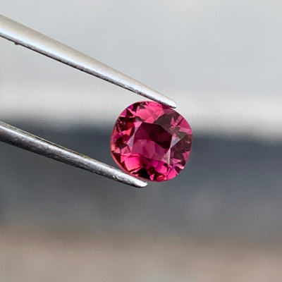 0.60 Carats Faceted Loupe Clean Hot Pink Tourmaline
