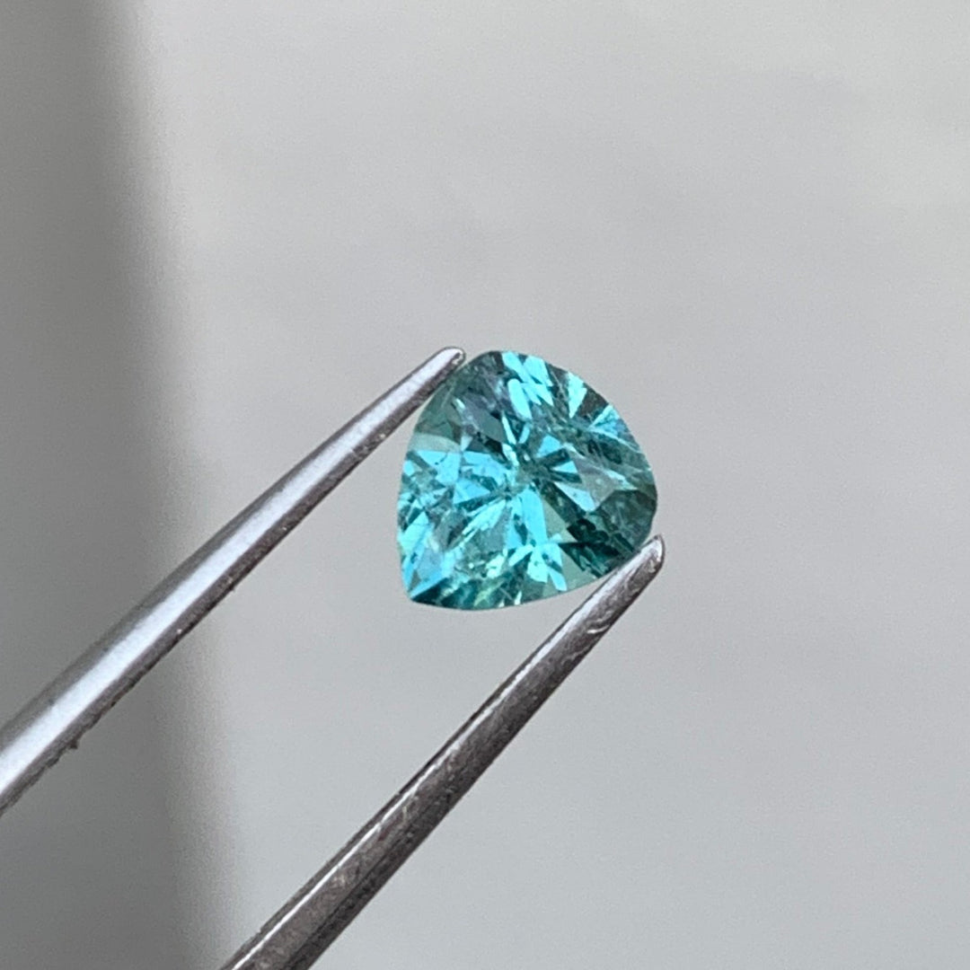 0.50 Carats Faceted Sea Foam Blue Tourmaline