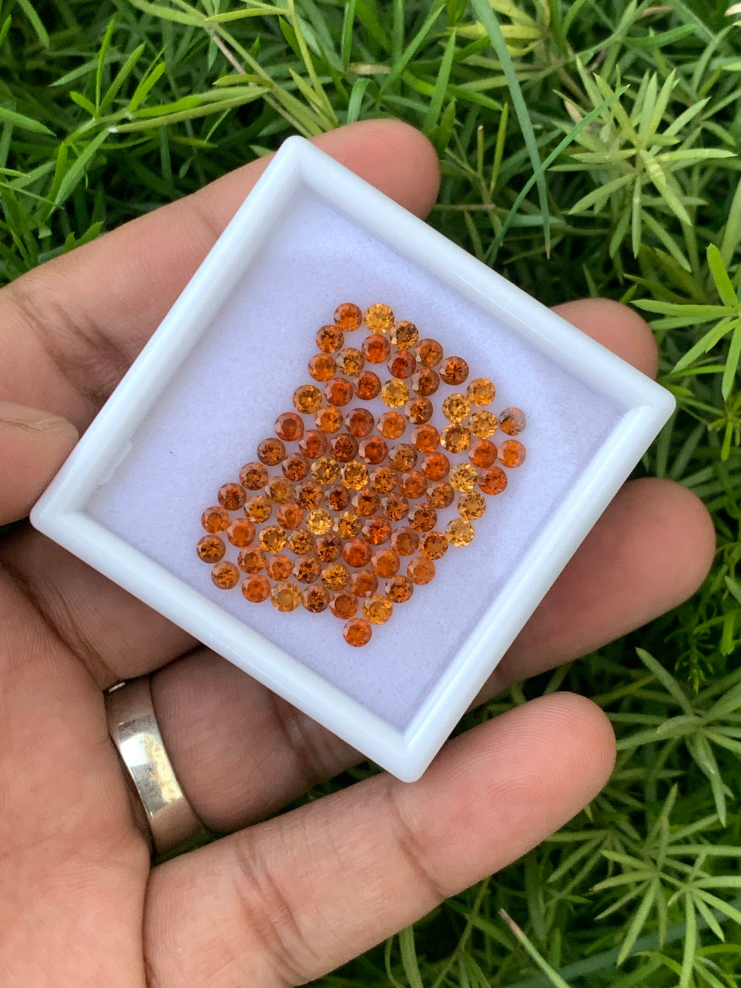 3mm Sizes Faceted Spessartine Garnets