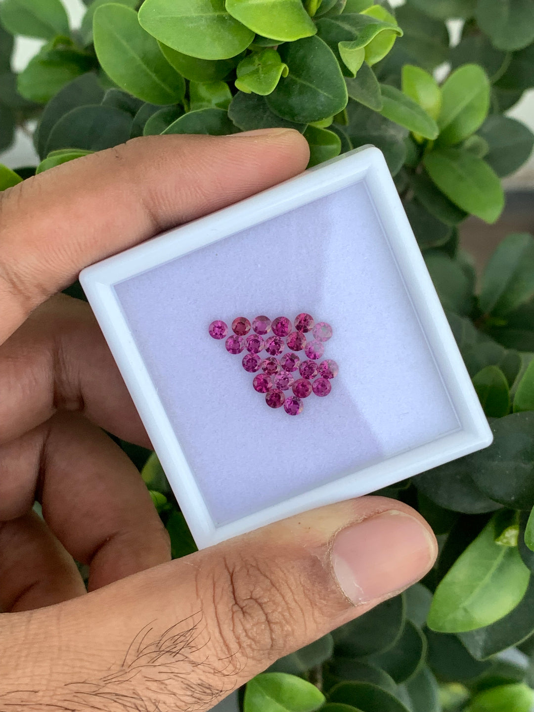 3mm Sizes Faceted Purple Rhodolite Garnets