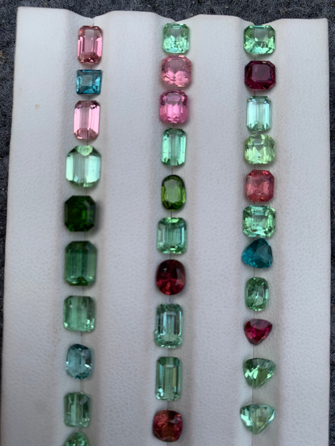 26.50 Carats Faceted Mix Color Eye Clean Tourmalines