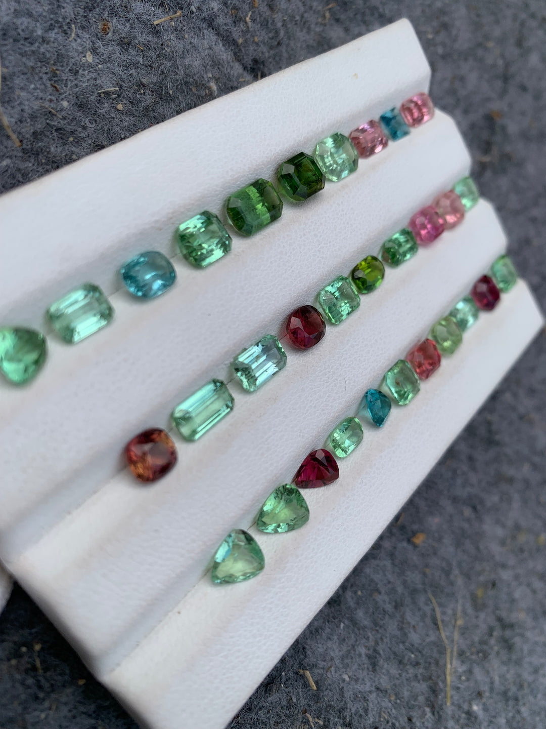 26.50 Carats Faceted Mix Color Eye Clean Tourmalines