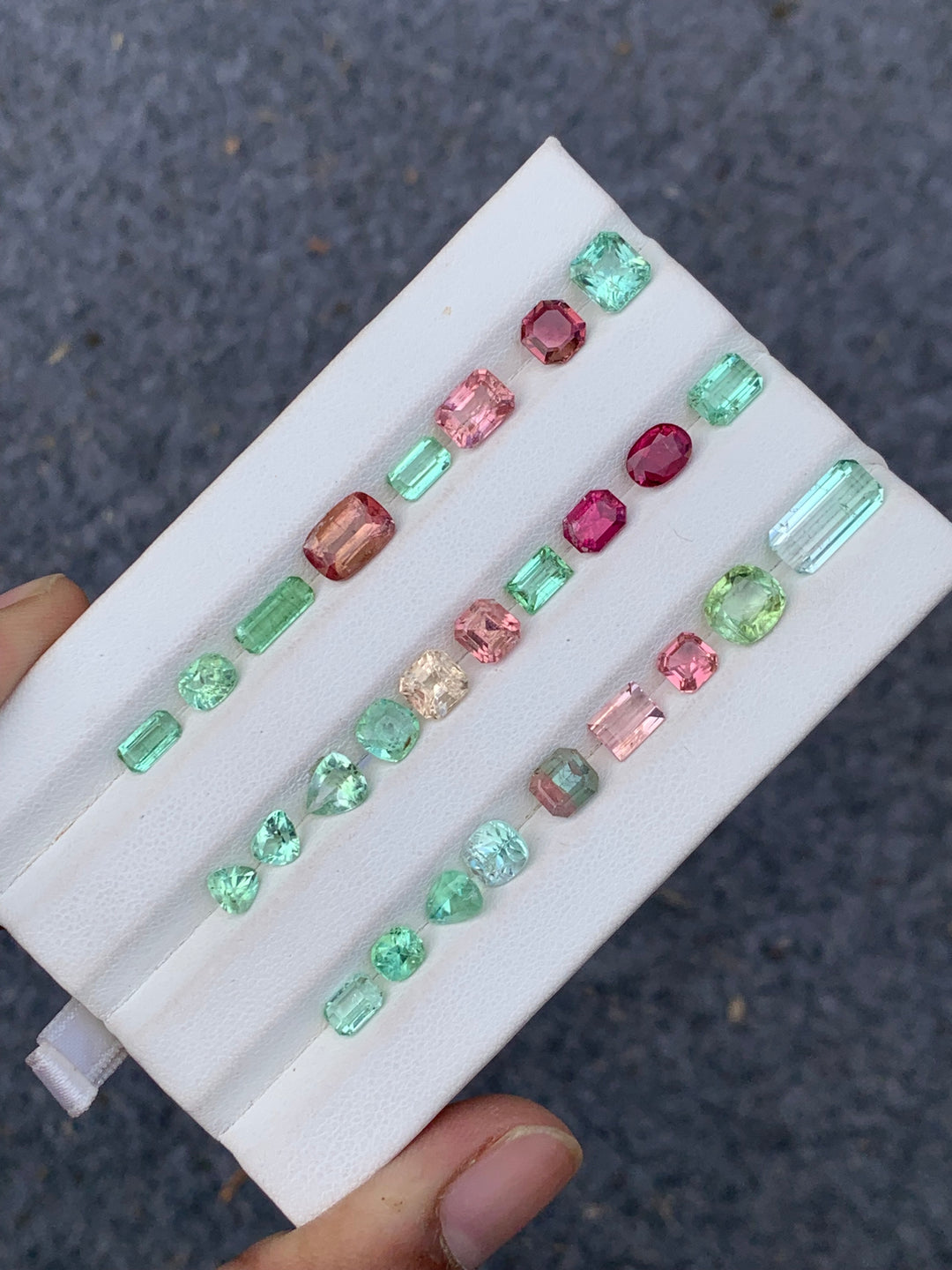 19.40 Carats Faceted Mix Color Eye Clean Tourmalines