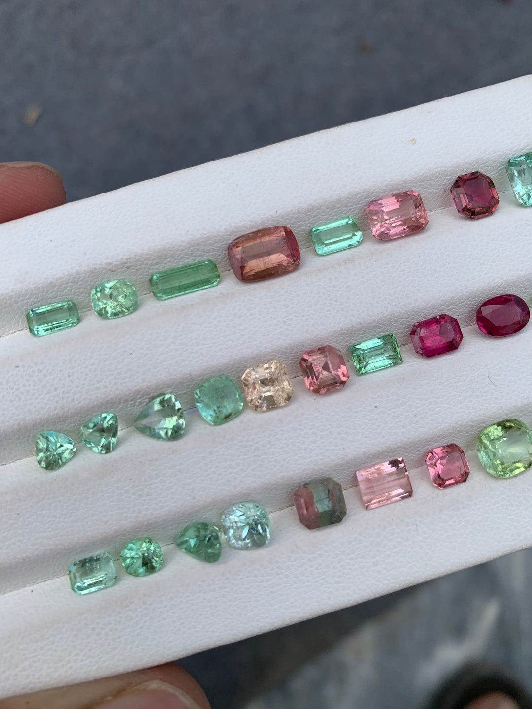 19.40 Carats Faceted Mix Color Eye Clean Tourmalines