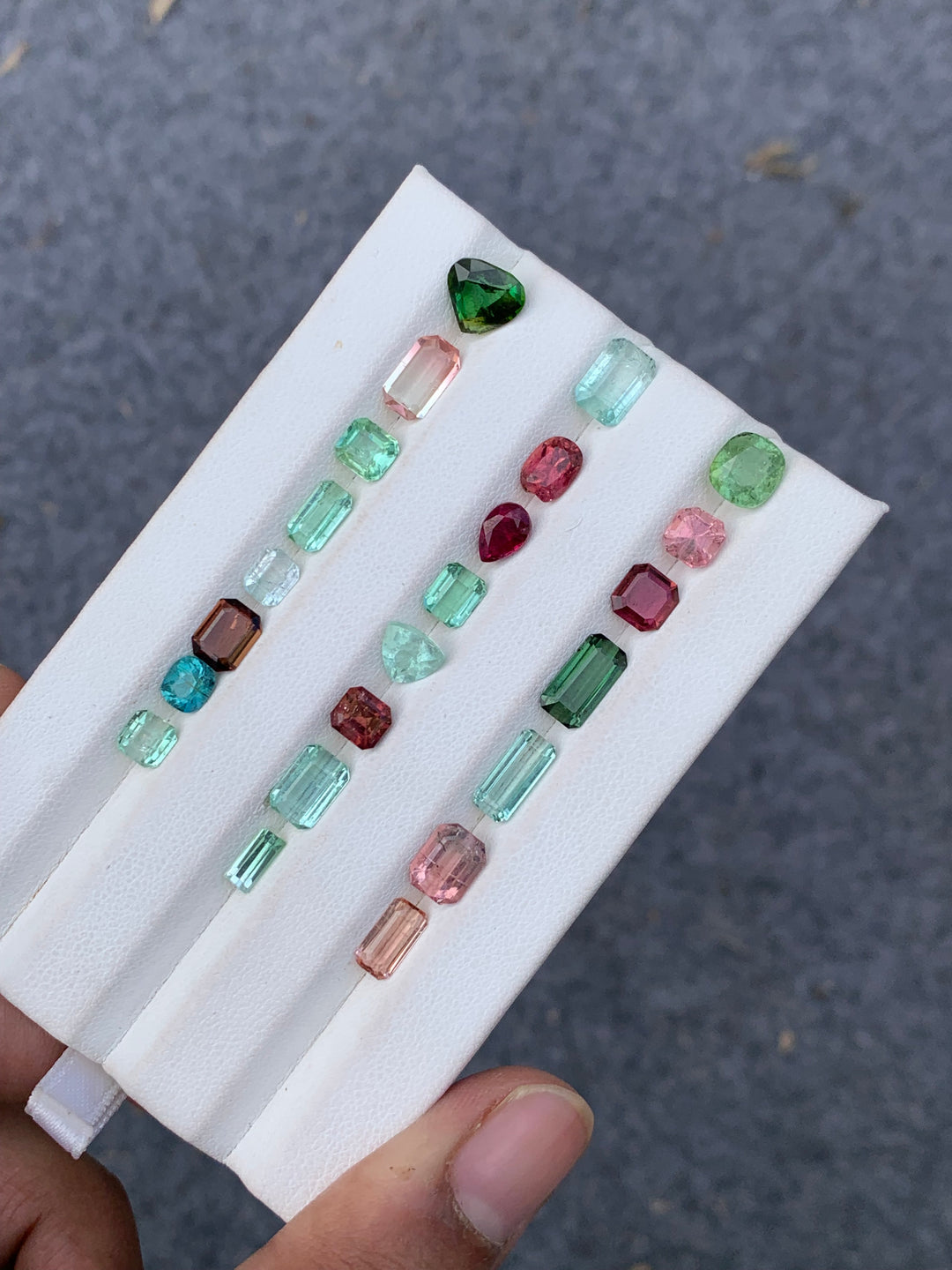 22.90 Carats Faceted Mix Color Eye Clean Tourmalines